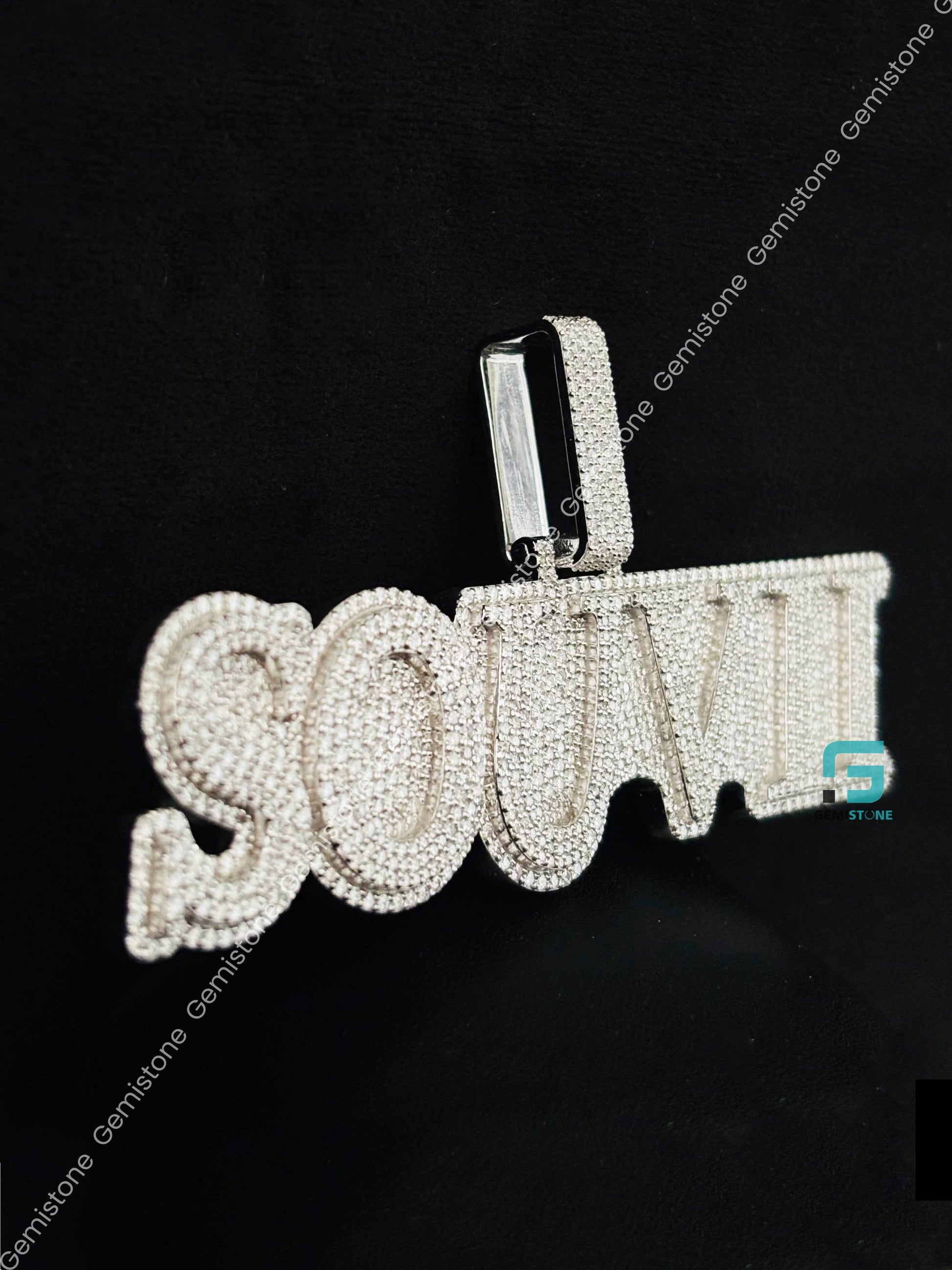 Hip Hop Moissanite 925 Silver Custom Pendant