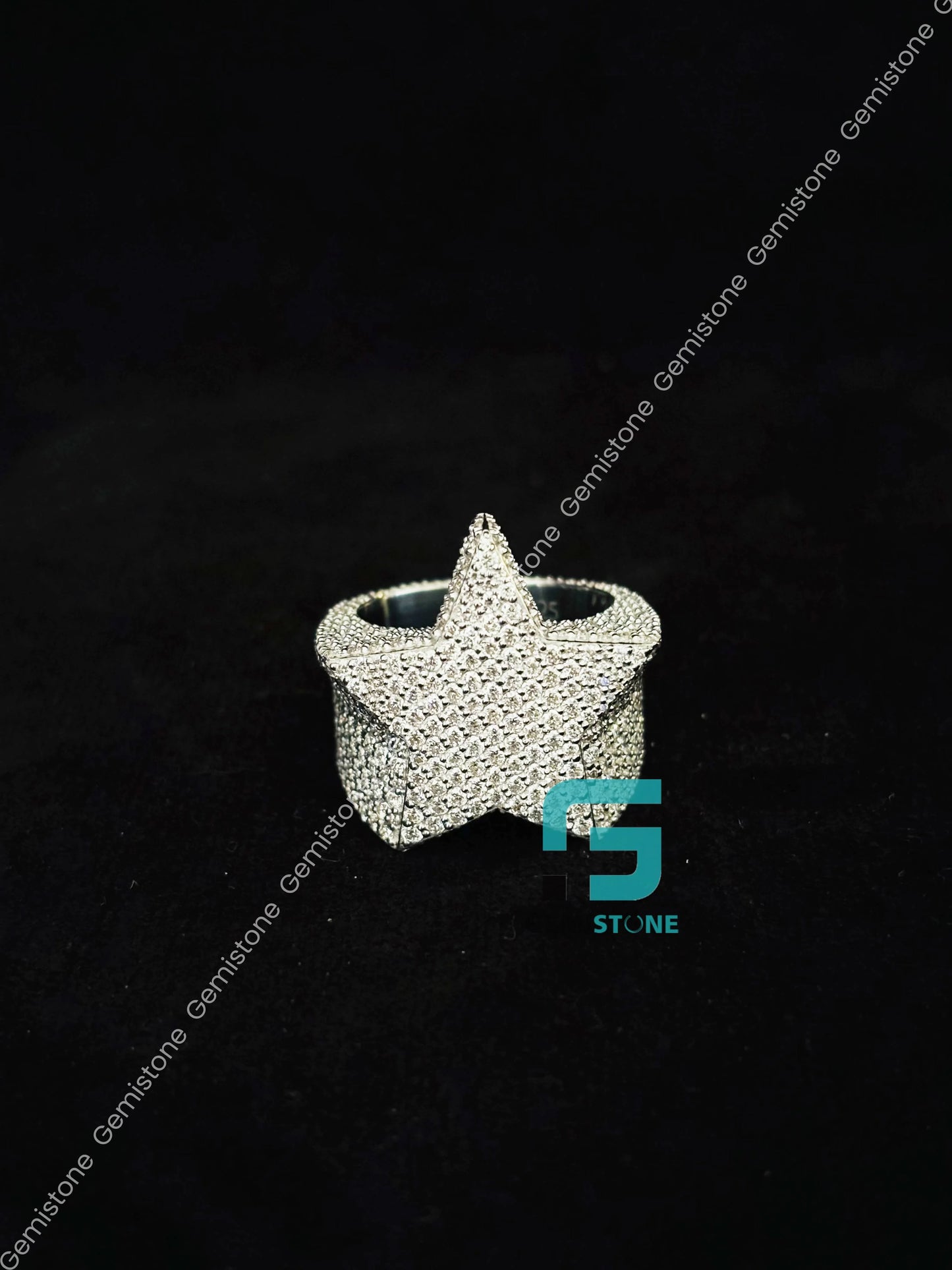 Hip Hop Star Bust Down Ring