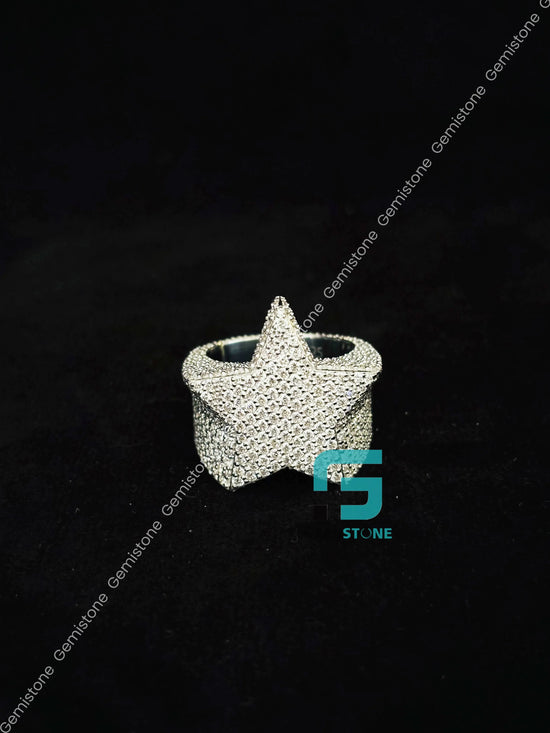 Hip Hop Star Bust Down Ring