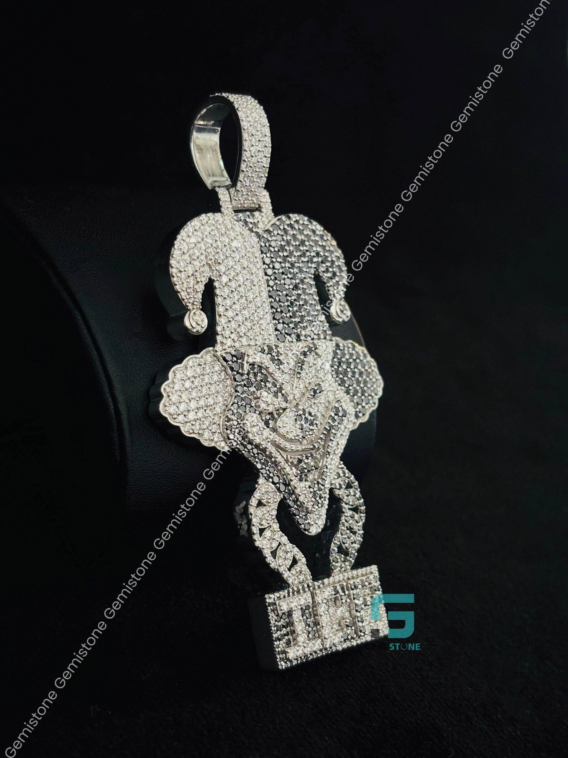 ICP Carnival of Carnage Jocker Moissanite Pendant