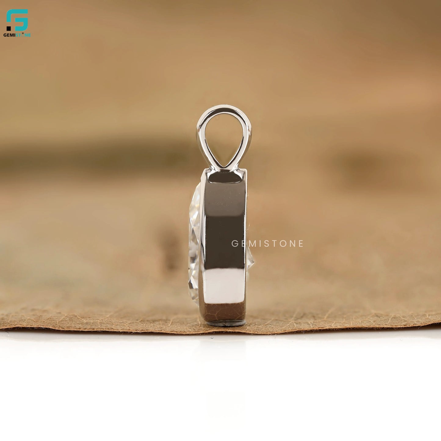 IGI Certified Pear Diamond Pendant
