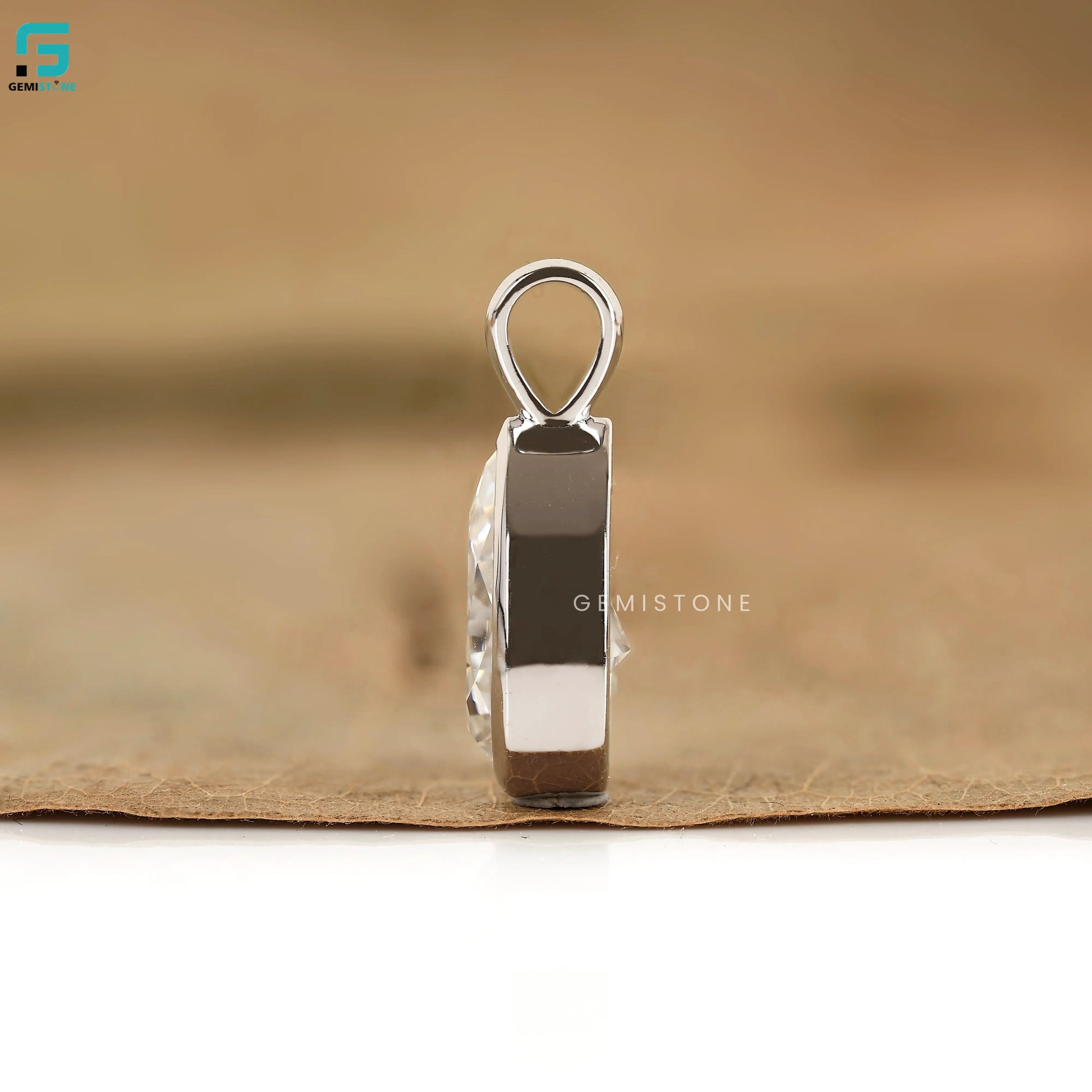 IGI Certified Pear Diamond Pendant