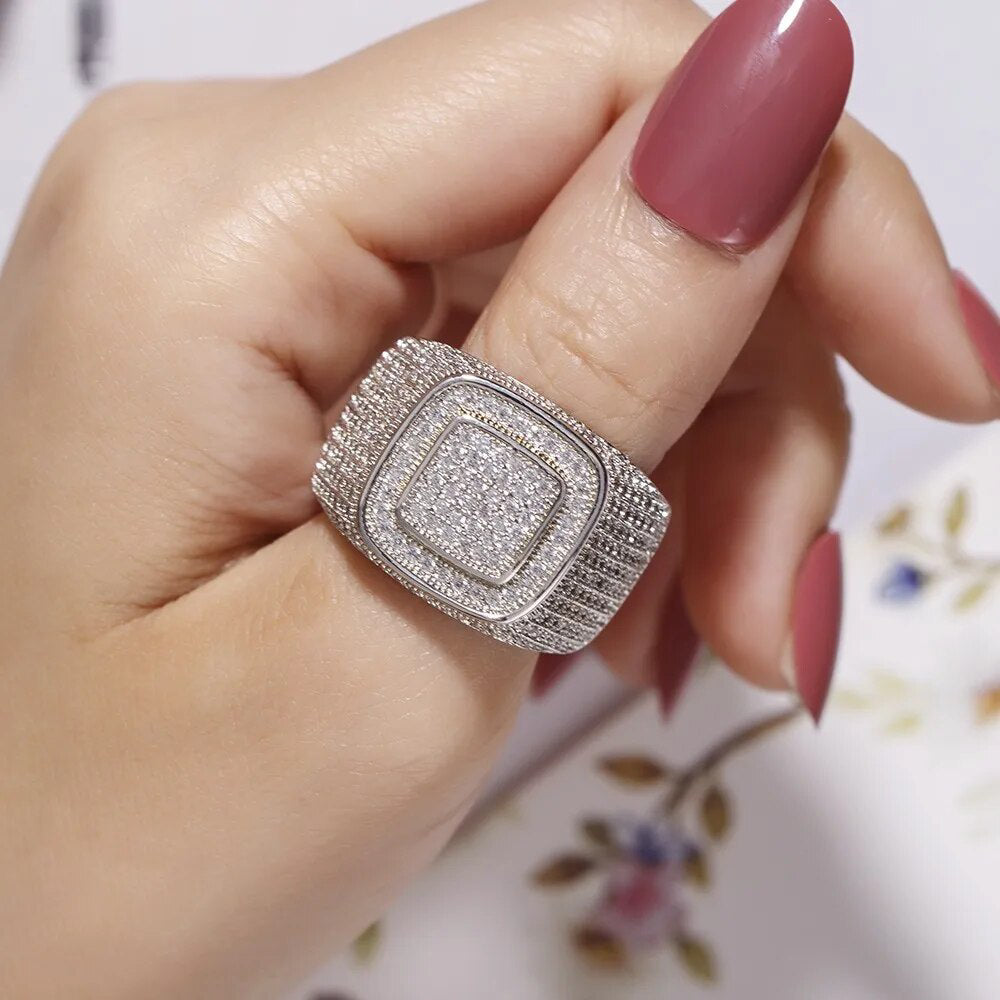 Iced-Out-Bling-Ring-Silver