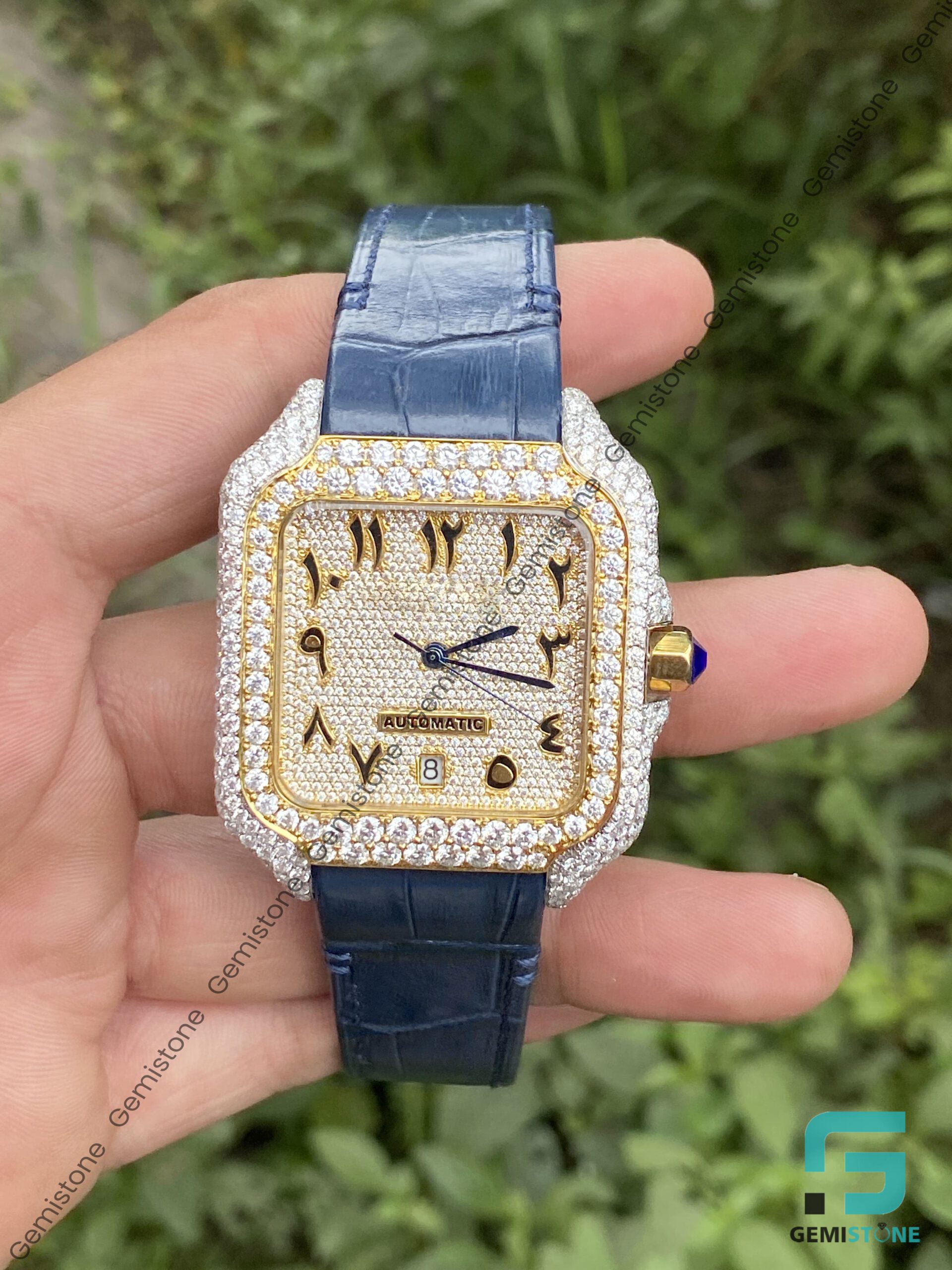 Iced-Out-Cartier-Watch-1