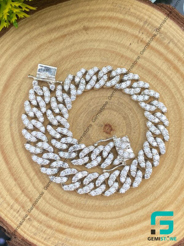 9mm Moissanite Miami Cuban Link Bracelet
