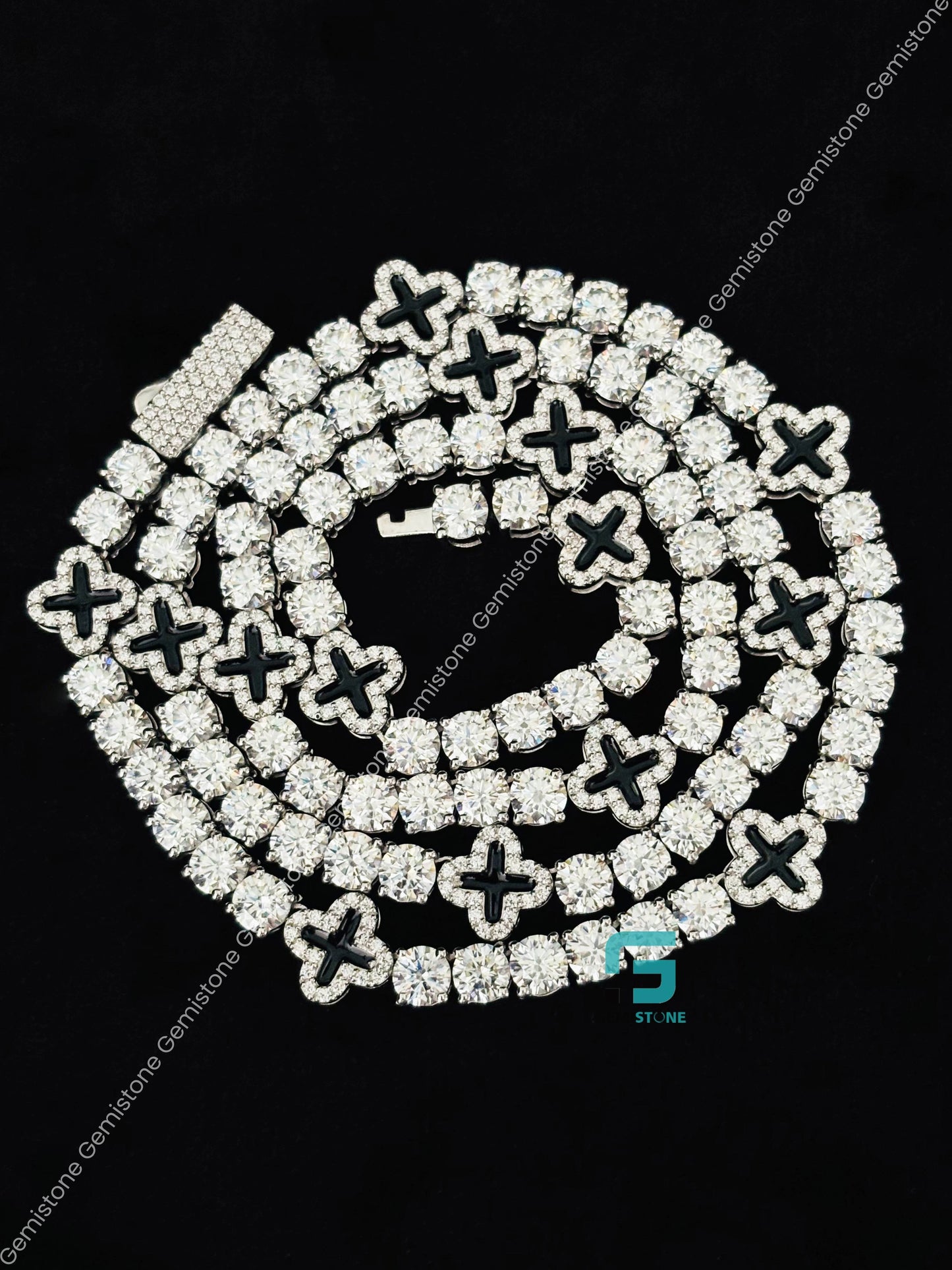 Iced Out Hip Hop Moissanite Necklace