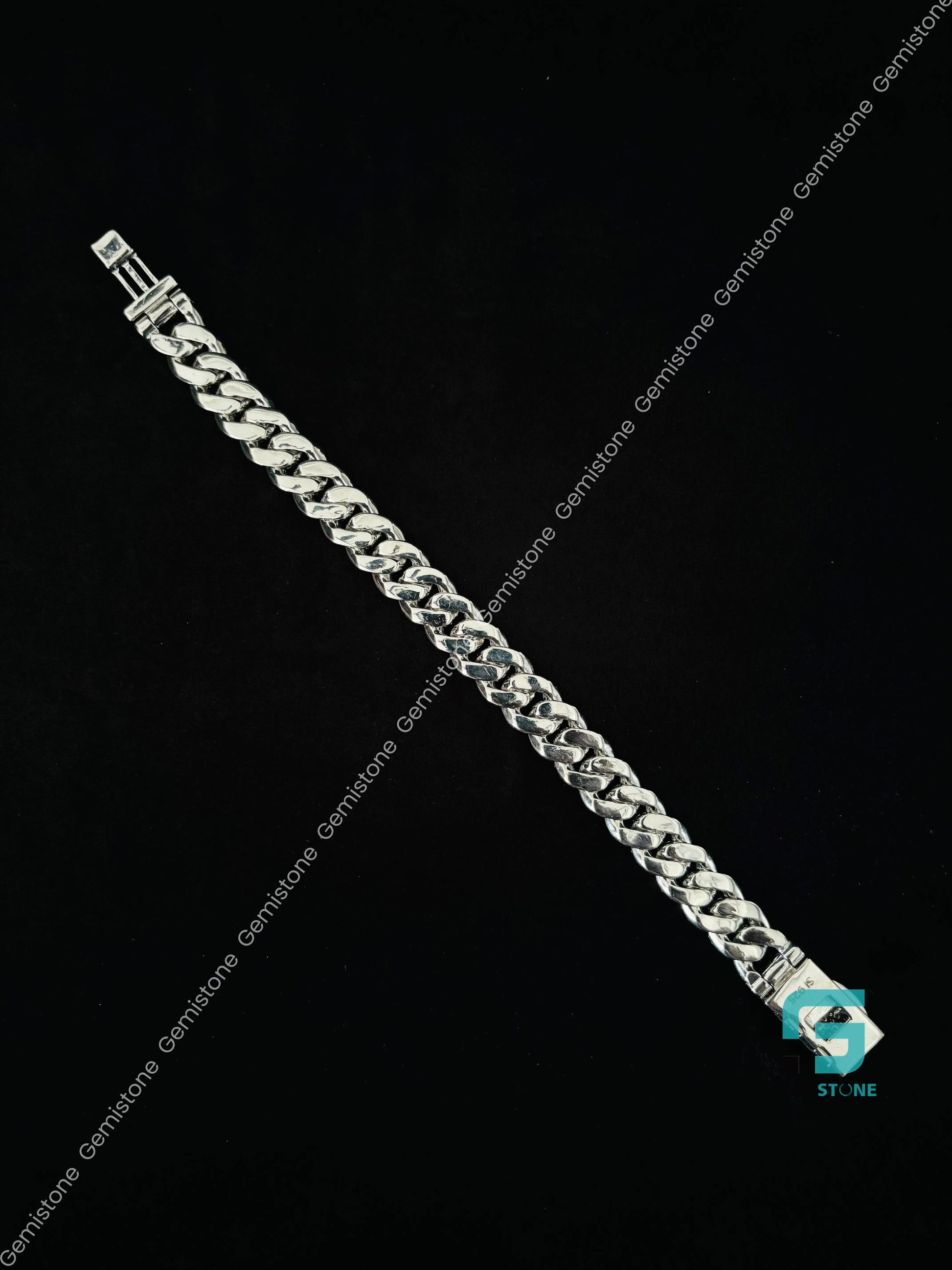 Iced Out Moissanite Diamond Studded Hip Hop Bracelet