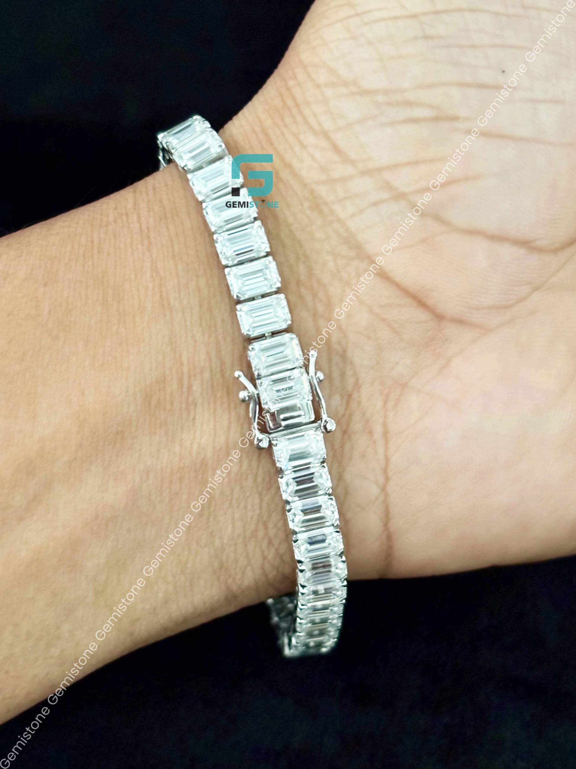 Iced Out Moissanite Hip Hop Bracelet