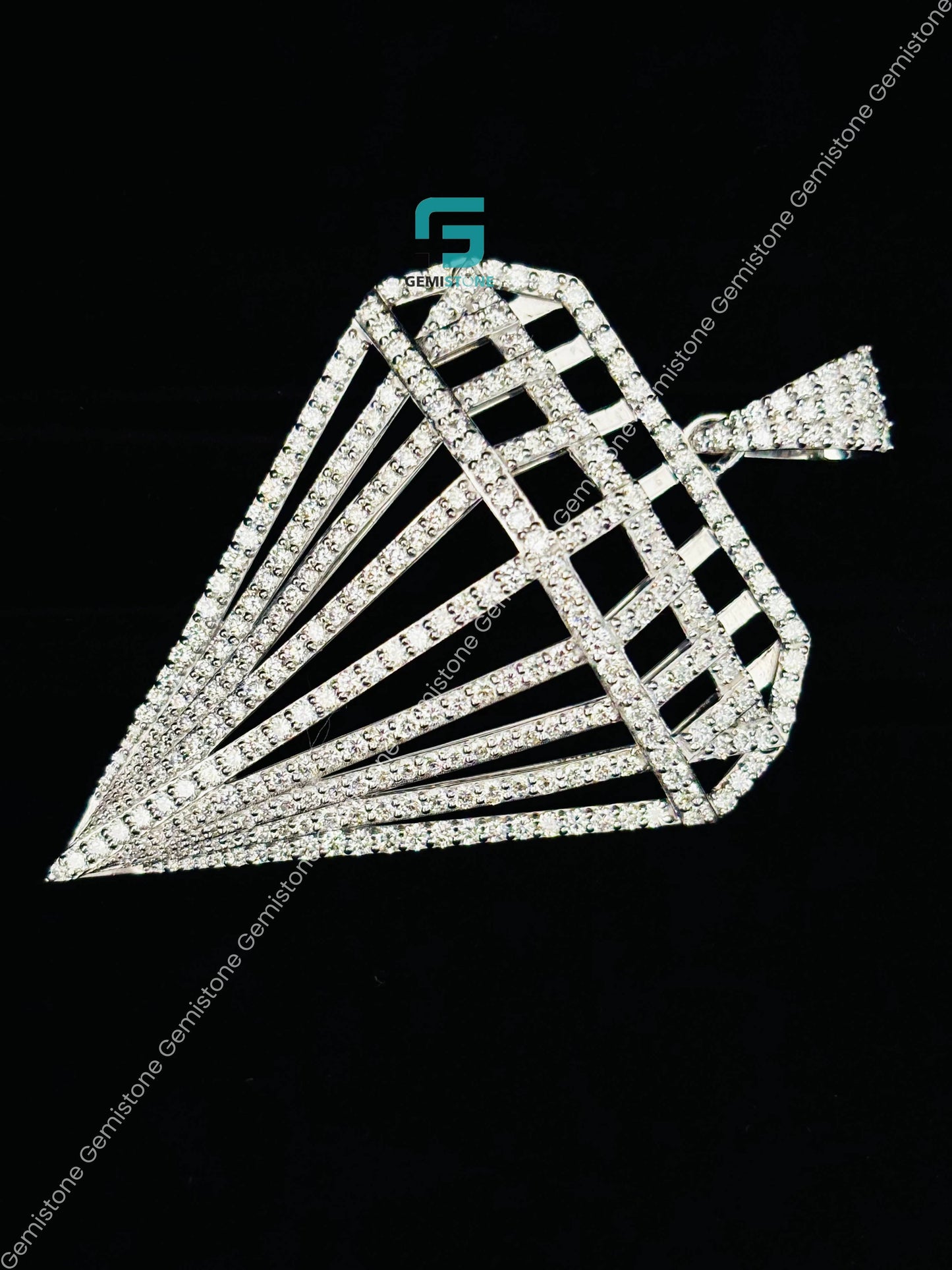 Iced Out Moissanite Hip Hop Pendant