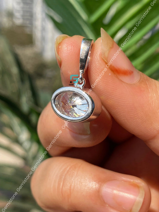 Iced Out Moissanite Prong Set Pendant