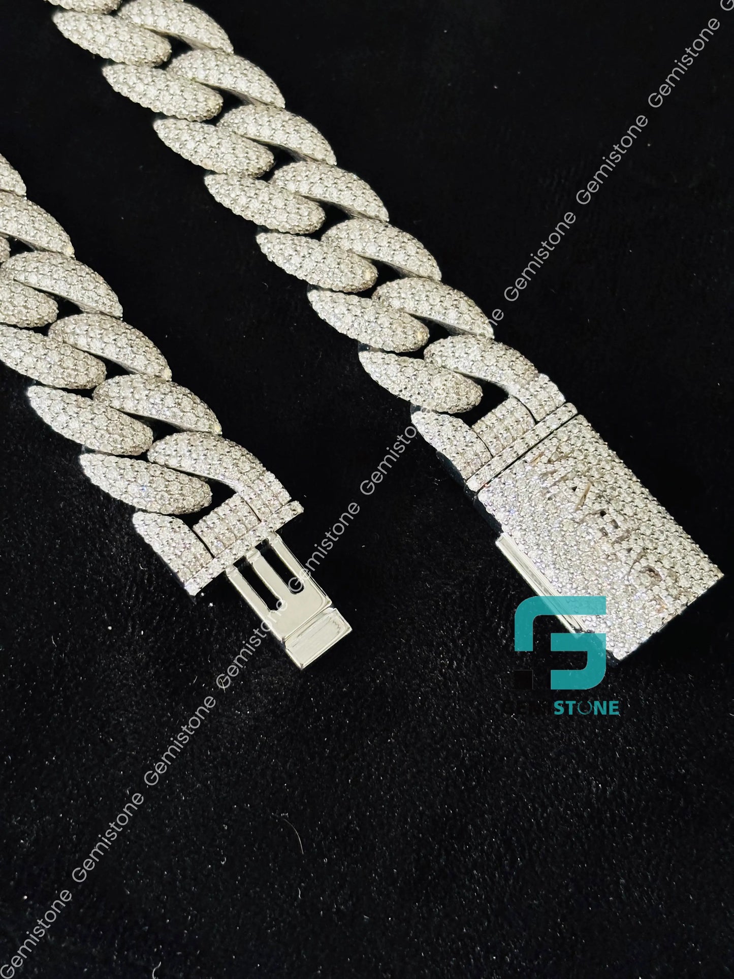 Iced Out Moissanite Studded Hip hop Bracelet