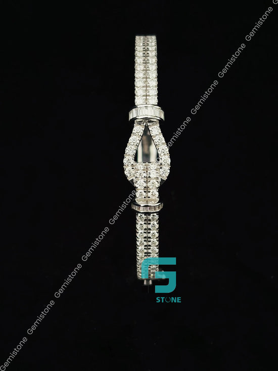 Infinity Motif Moissanite Bracelet