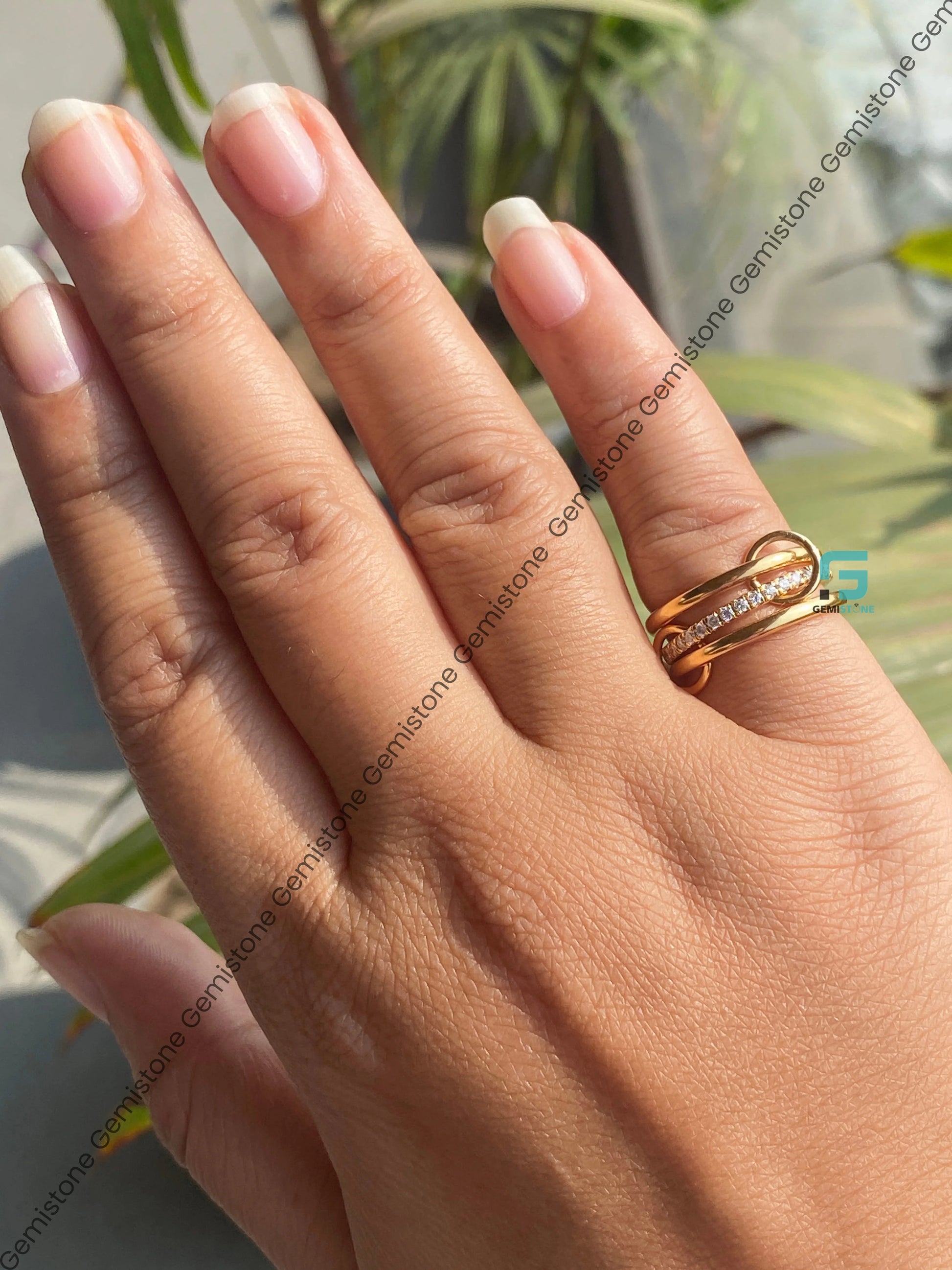 Interlocking Bridal Ring