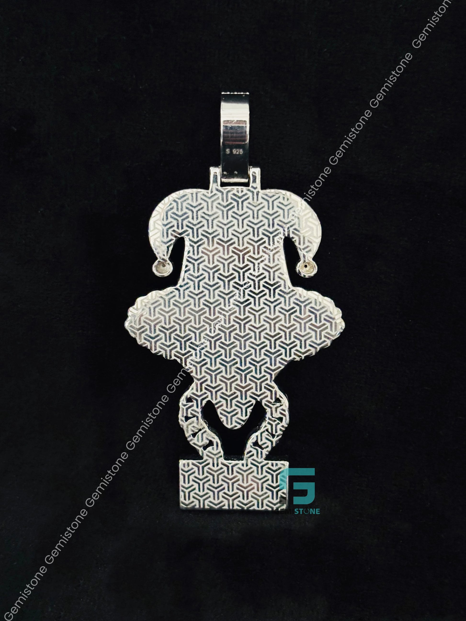Jocker Moissanite Pendant