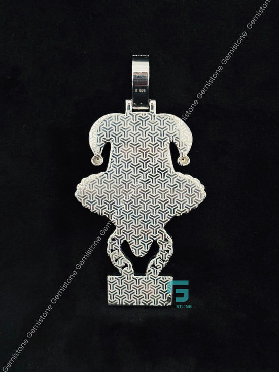 Jocker Moissanite Pendant
