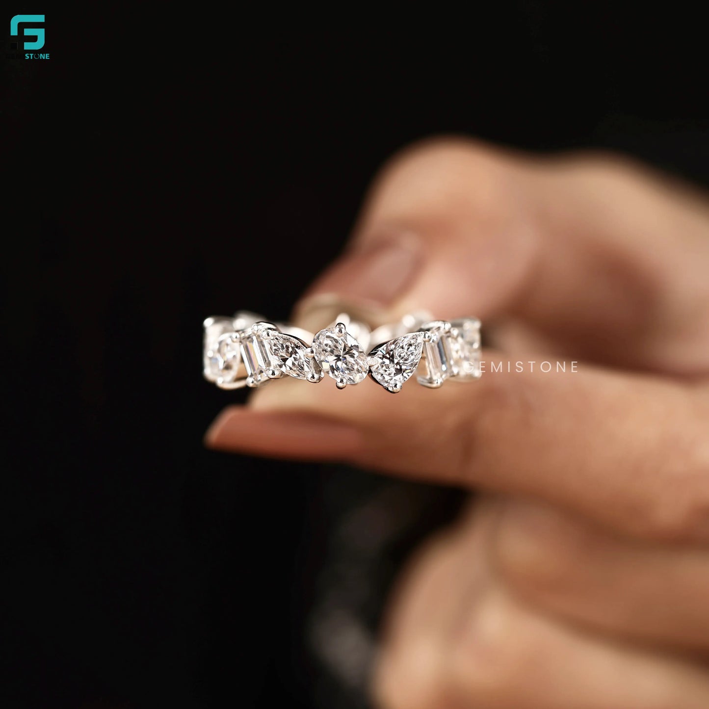 Lab Grown Diamond Multi Shape Band For Women