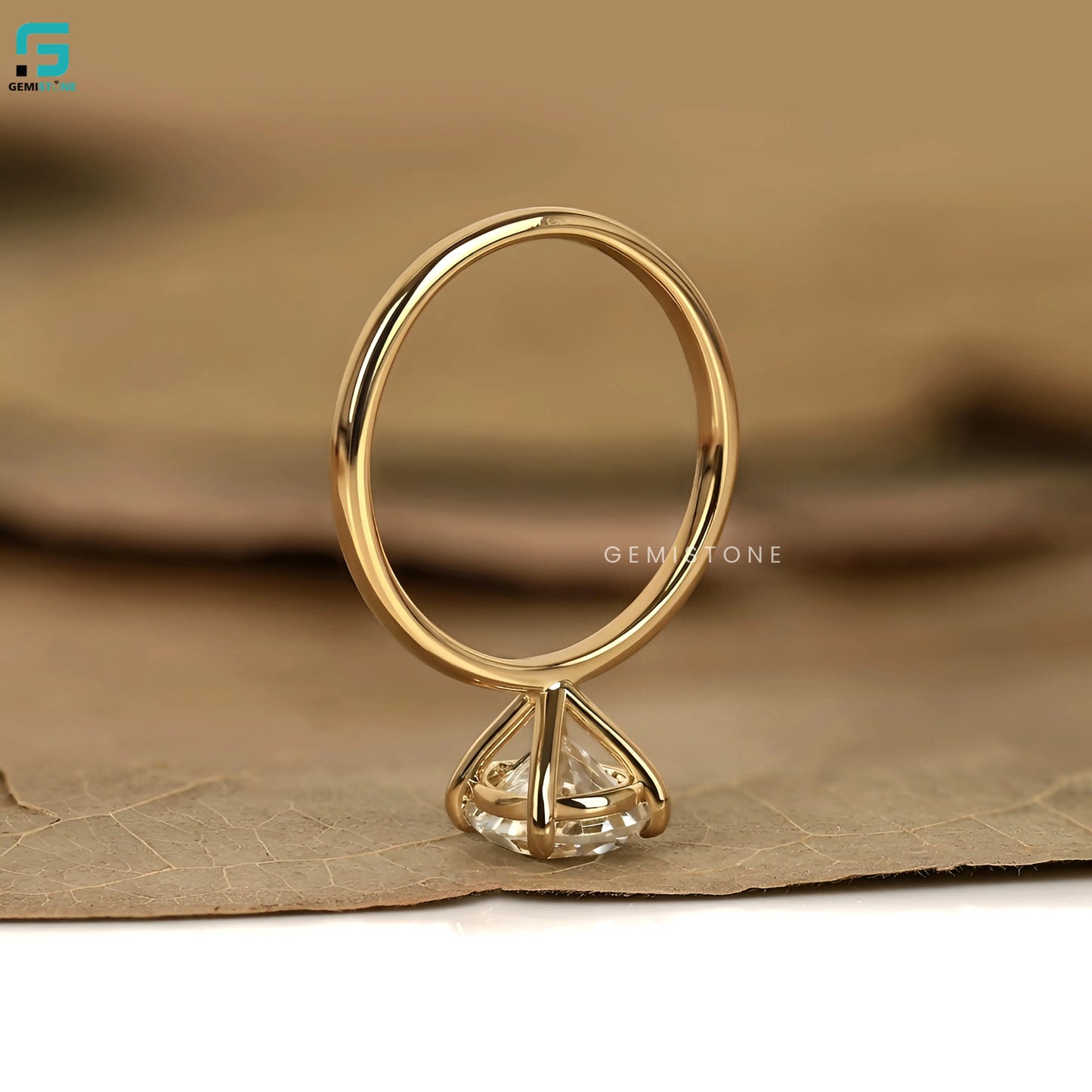 Lab Grown Pear Annivasary Ring