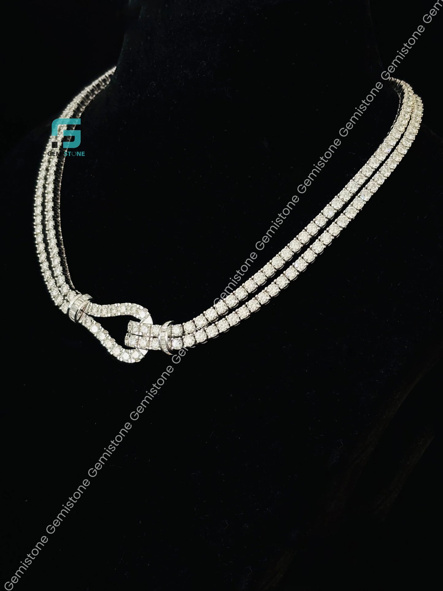 Lasso Necklace In 925 Sterling Silver