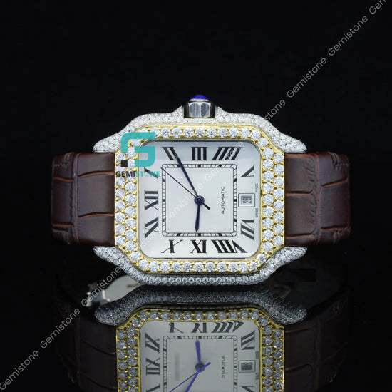 Leather-Belt-Diamond-Watch