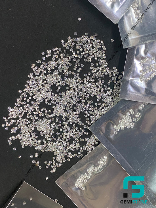 D Colorless 0.80 CT to 3.00 CT Round Cut Loose Moissanite Diamond Lot