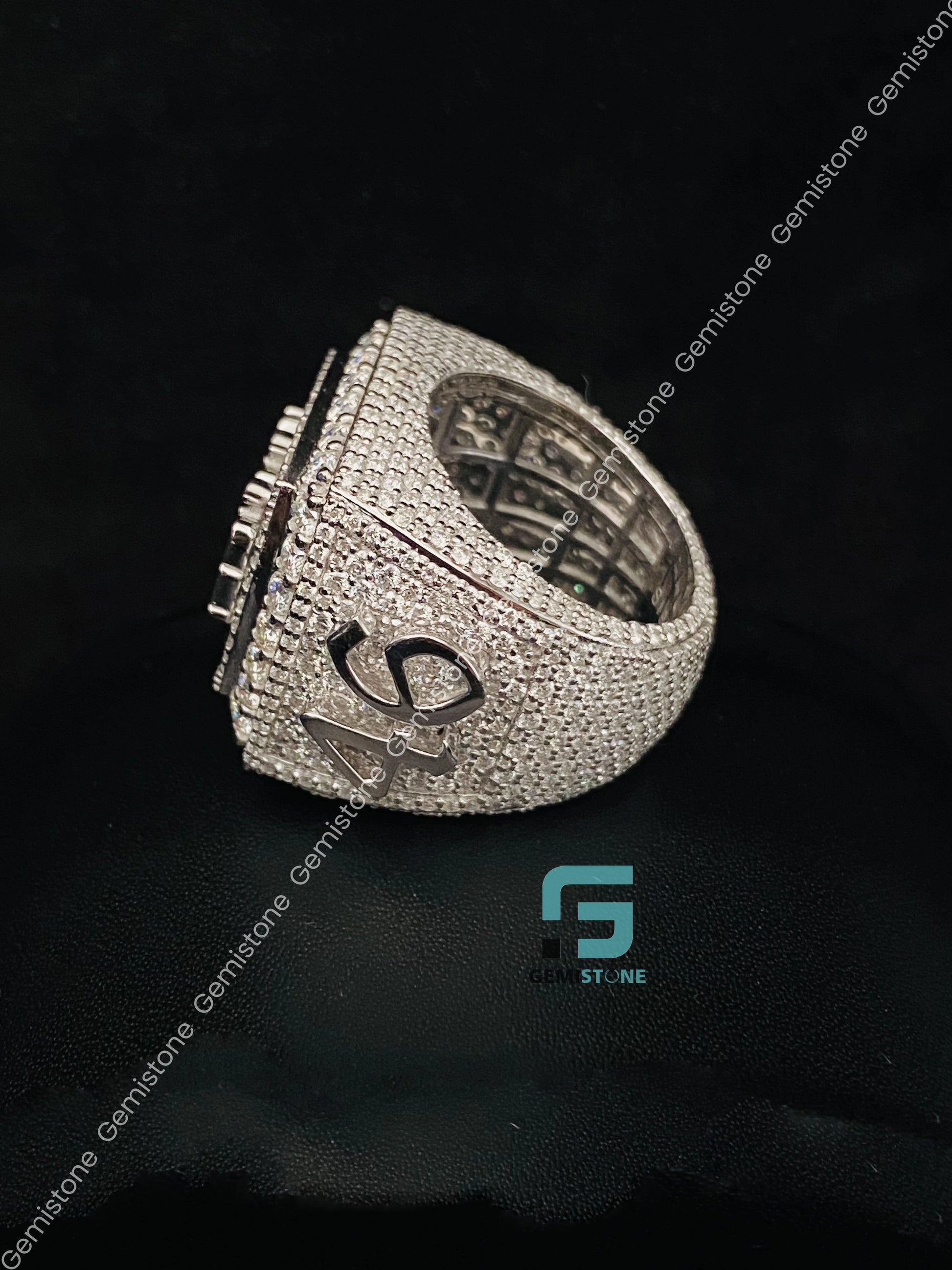 Lucky Number Moissanite Diamond Ring