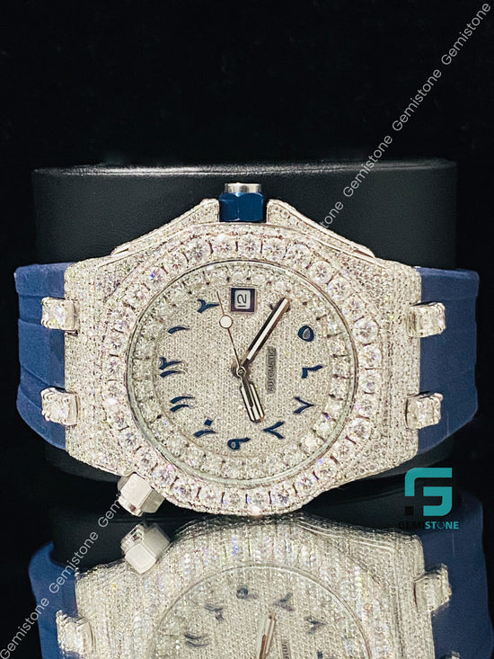 Luxury Arabic Number Moissanite Watch