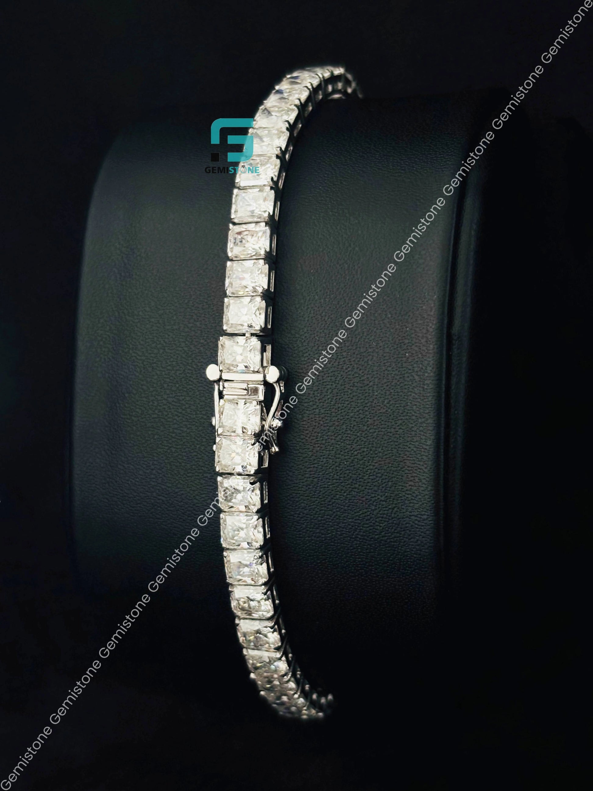 Luxury Bust Down Moissanite Tennis Bracelet