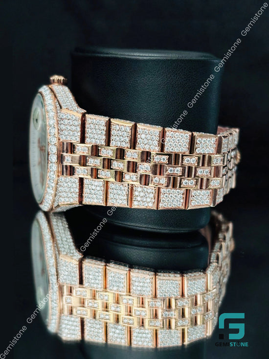 Luxury Moissanite Diamond Watch Men's 