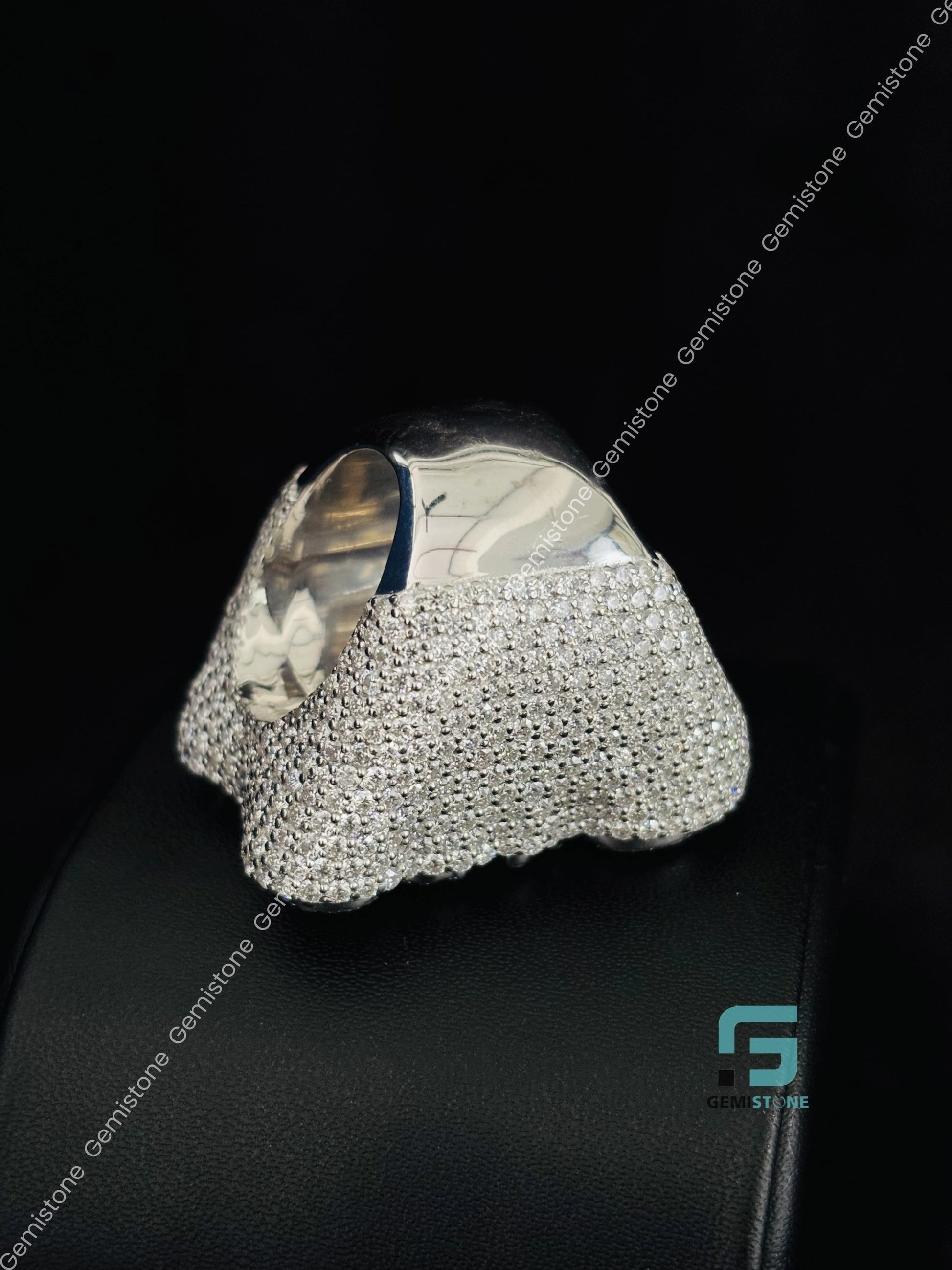 Luxury Moissanite Iced out Ring