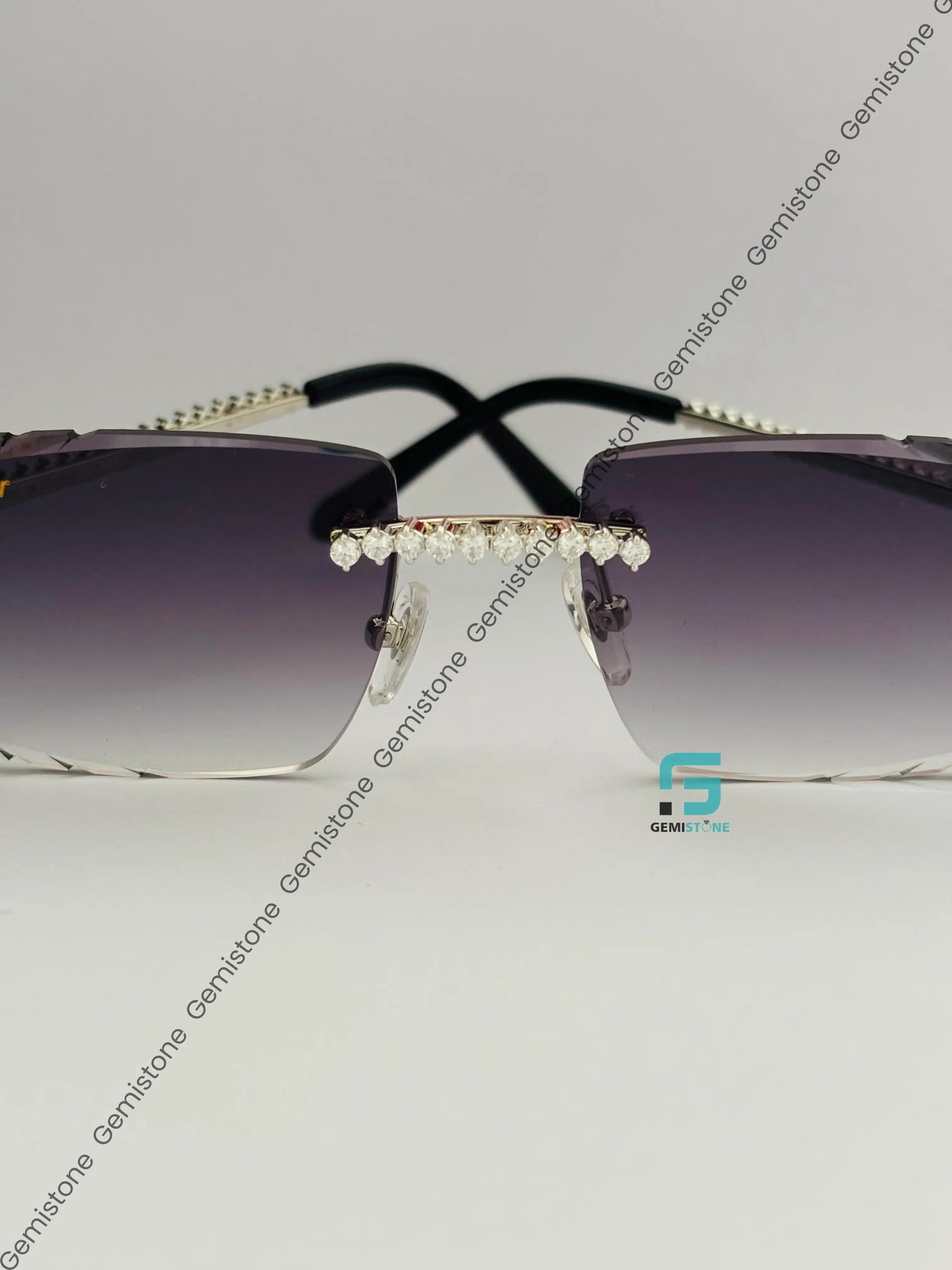 Luxury Moissanite Sunglasses For Men