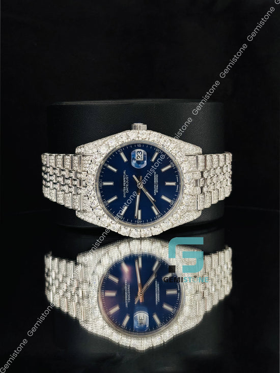 Luxury White Bar Moissanite VVS Watch