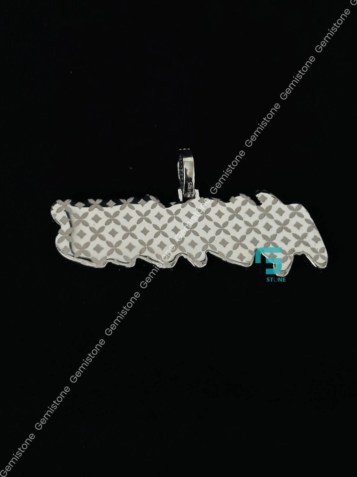 MADNESS Custome Letter Moissanite Pendant For Men