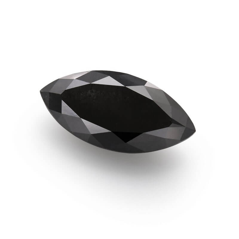 1 CT Marquise Loose Black Moissanite Diamond