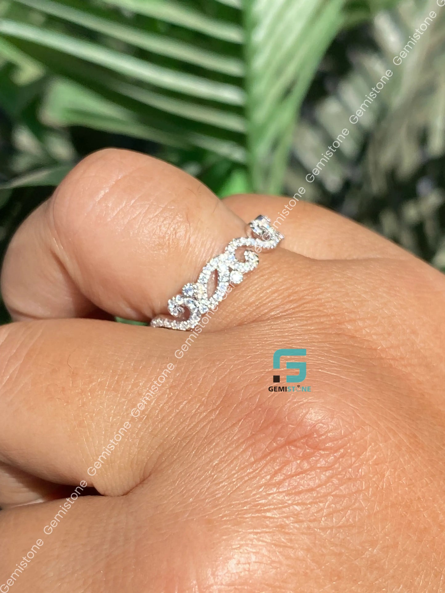 Matching Eternity Wedding Ring Set