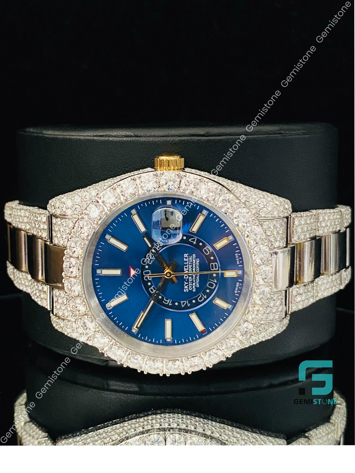Men's 41MM Fully Studded Watch