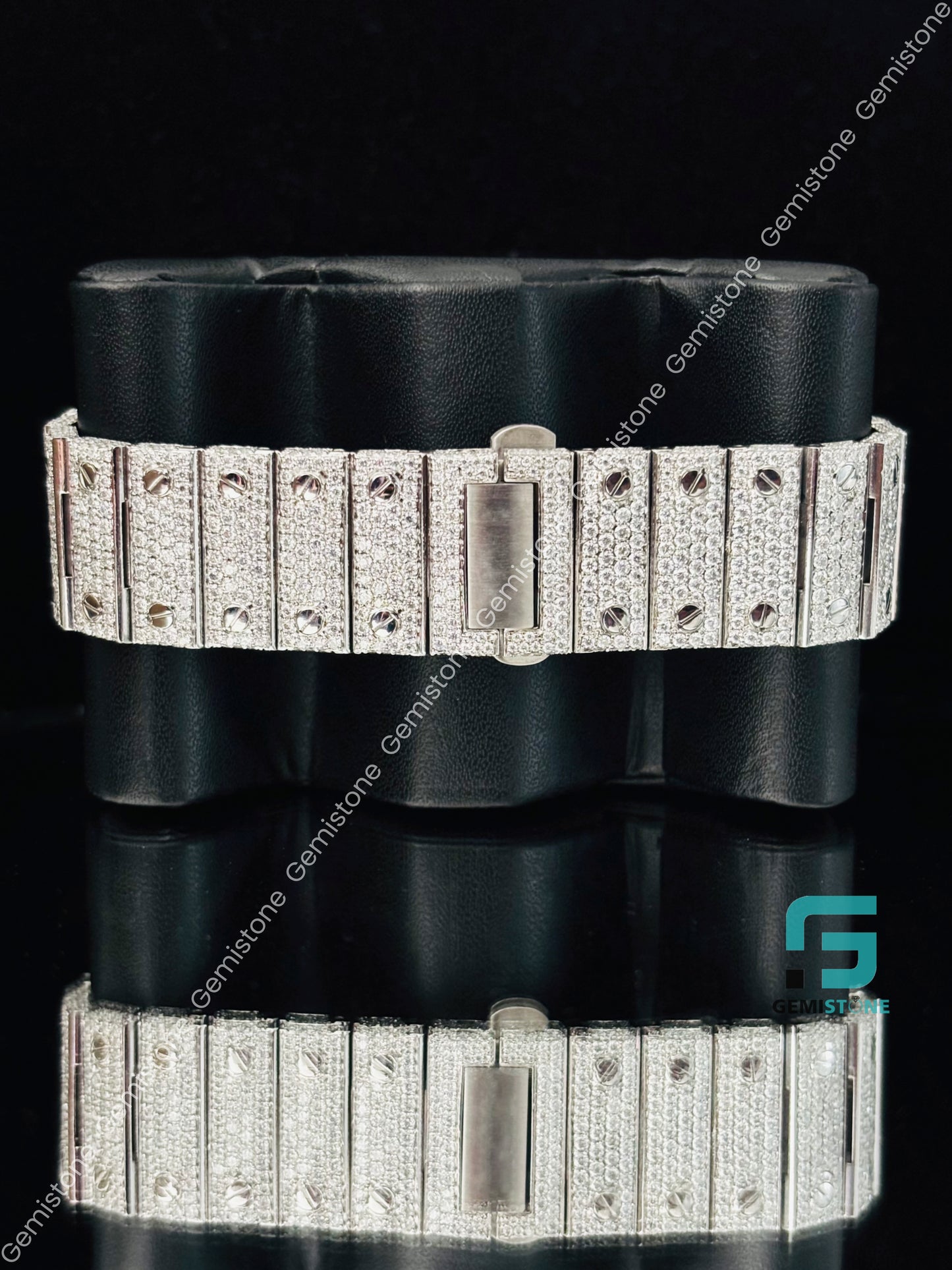 Men_s Moissanite VVS Diamond Watch for Men_s