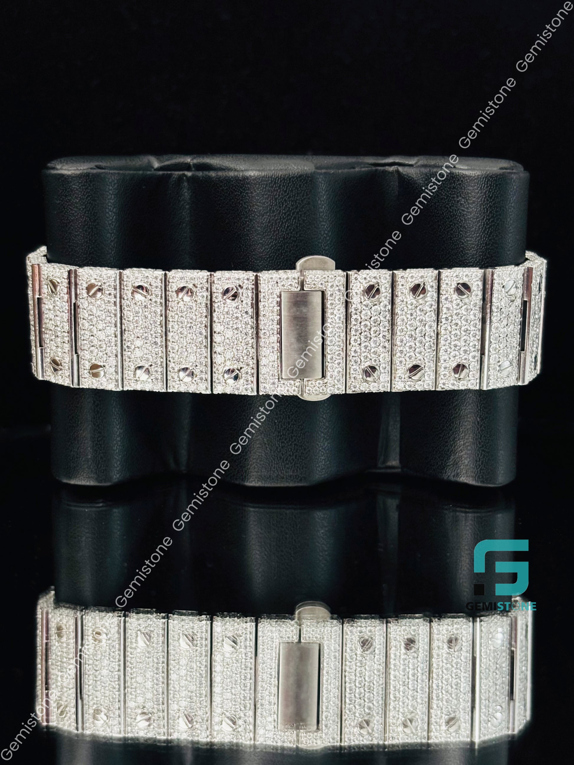 Men_s Moissanite VVS Diamond Watch for Men_s