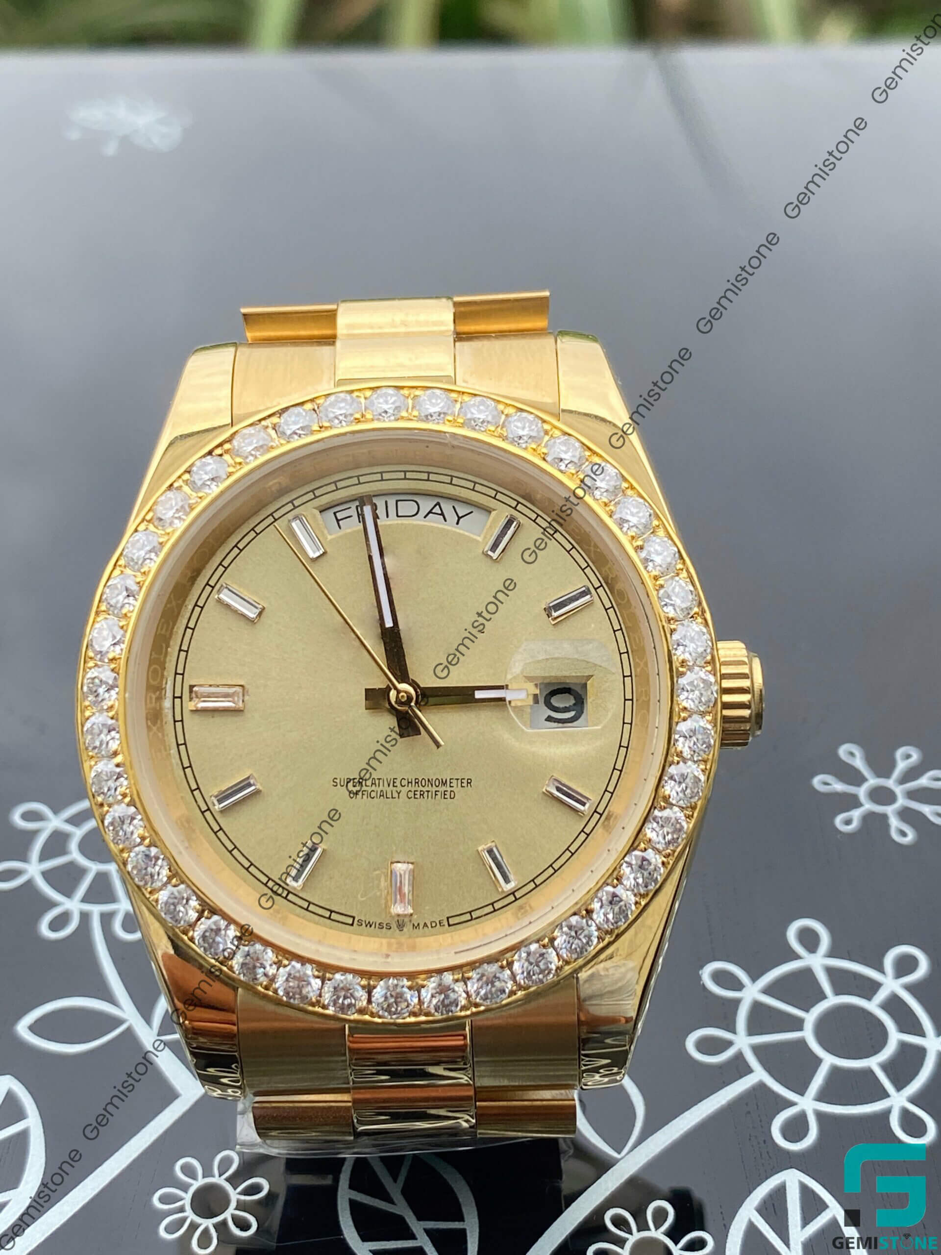 Mens-Diamond-Wrist-Watch