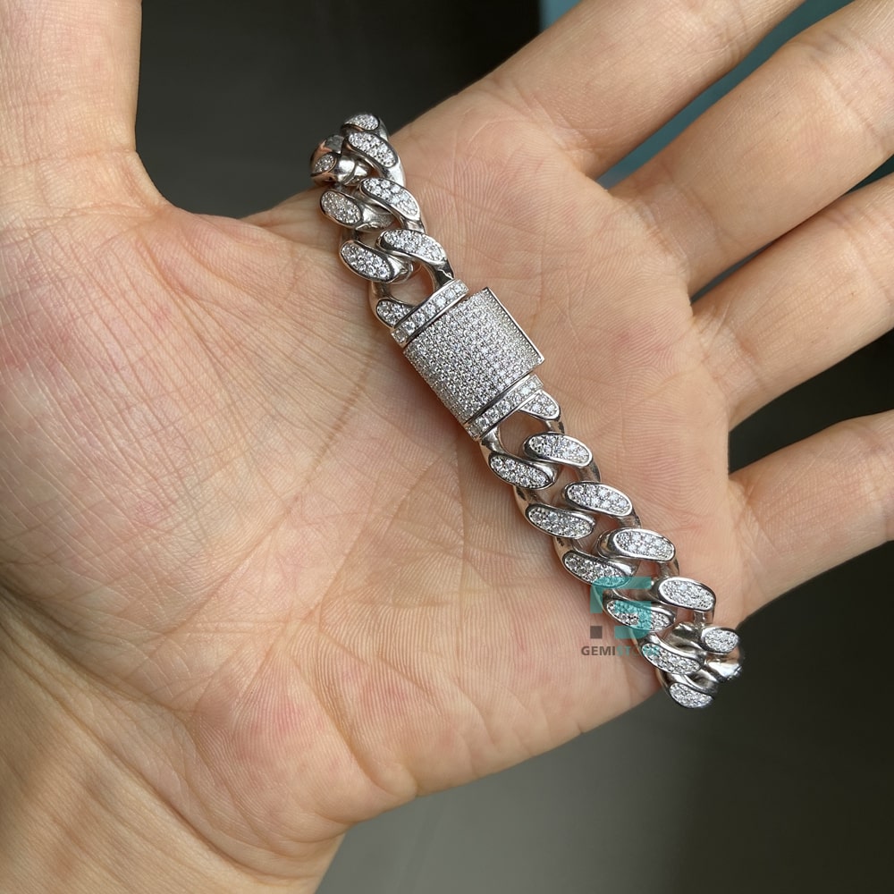 Mens-Miami-Cuban-Bracelet