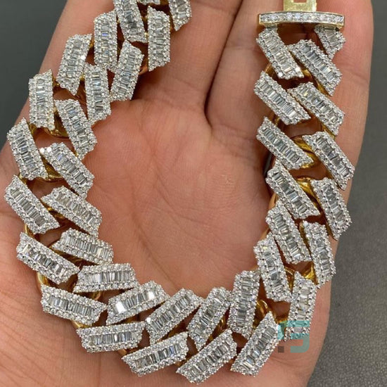 Miami-Cuban-Link-Baguette-Bracelet