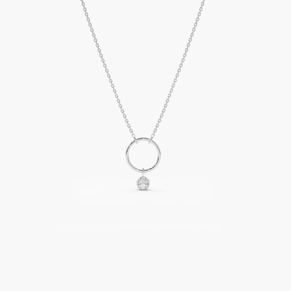 Minimalist-Enternity-Diamond-Necklace-silver