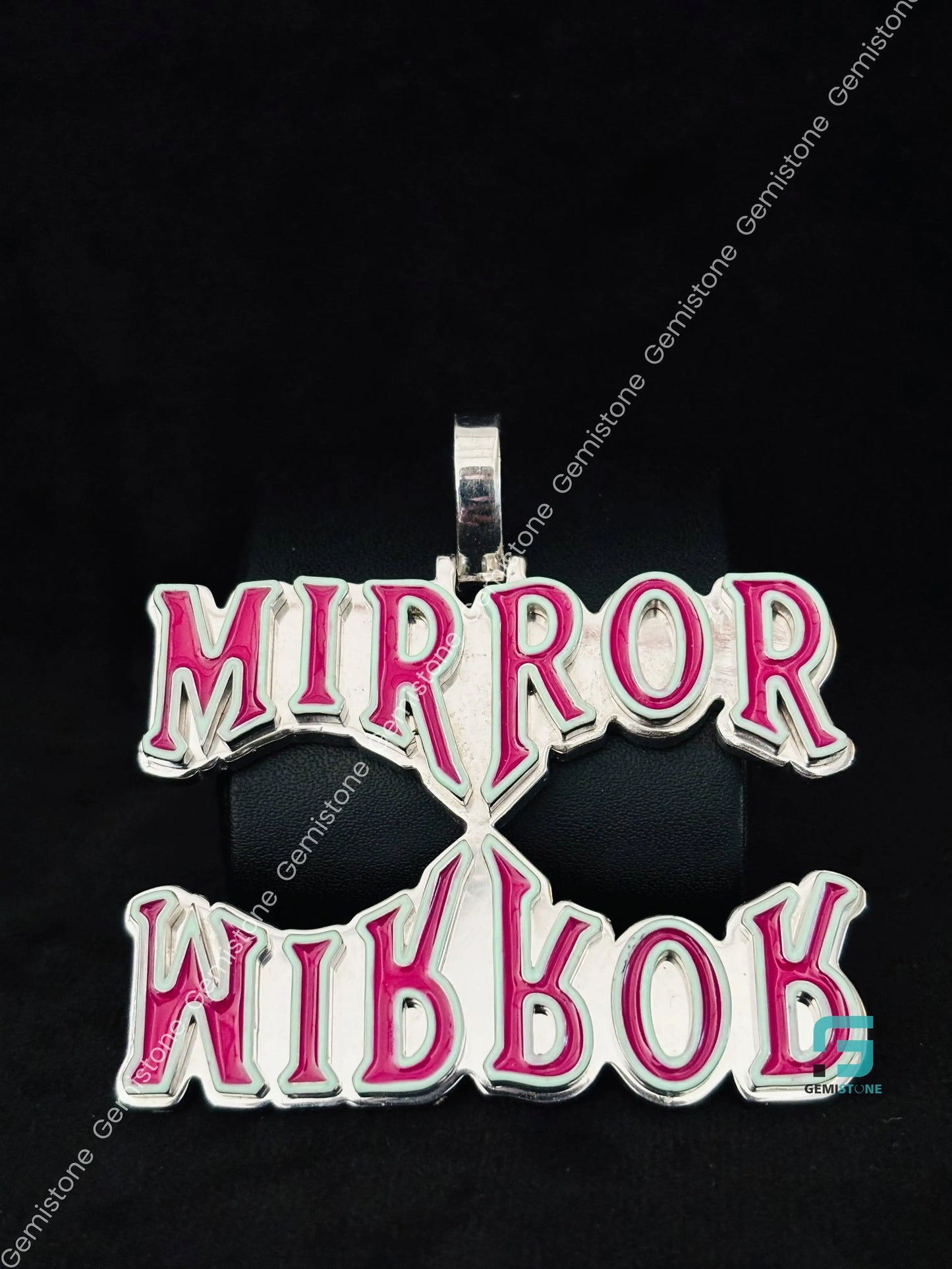 Mirror Letter Pendant