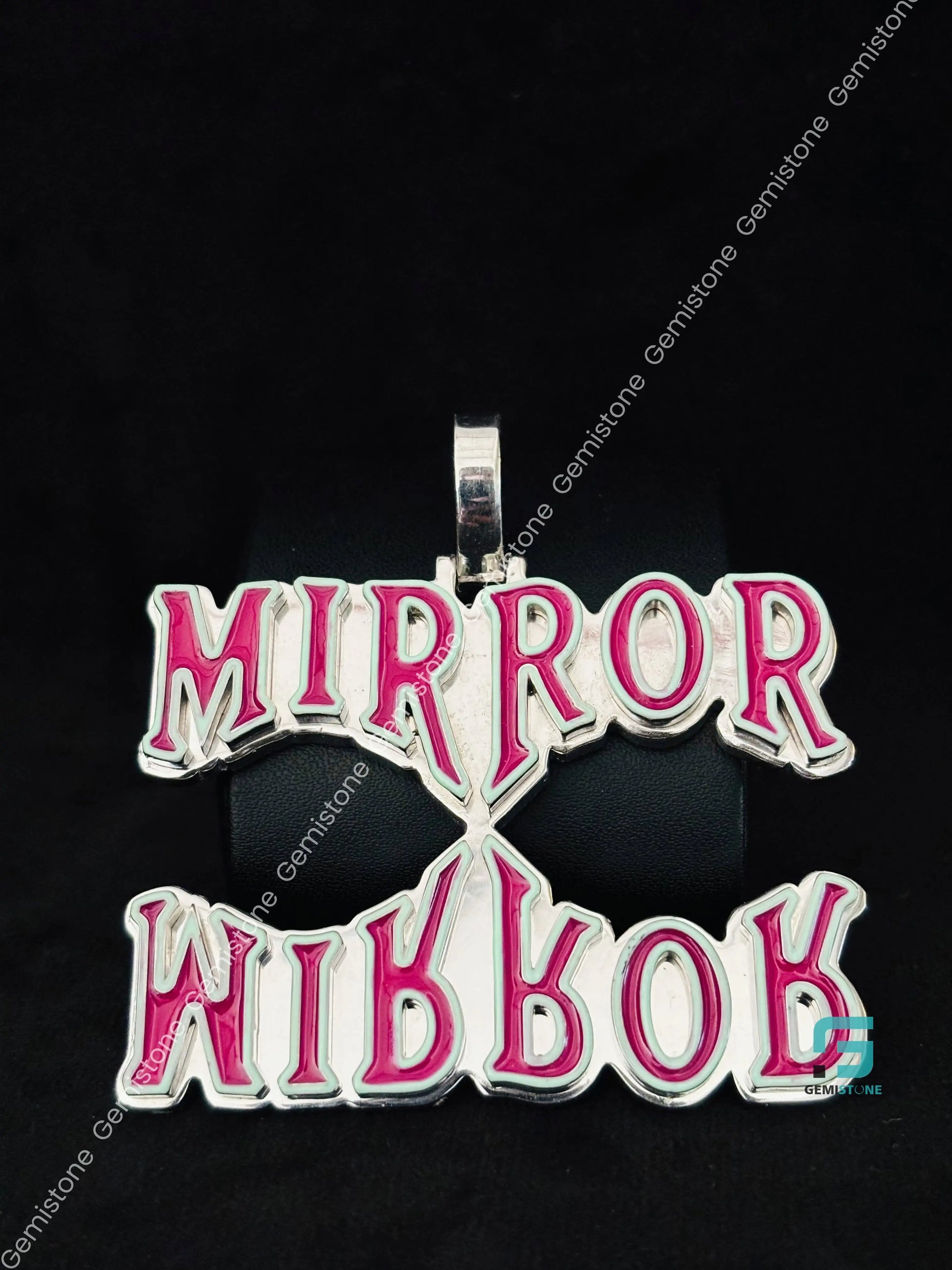 Mirror Letter Pendant