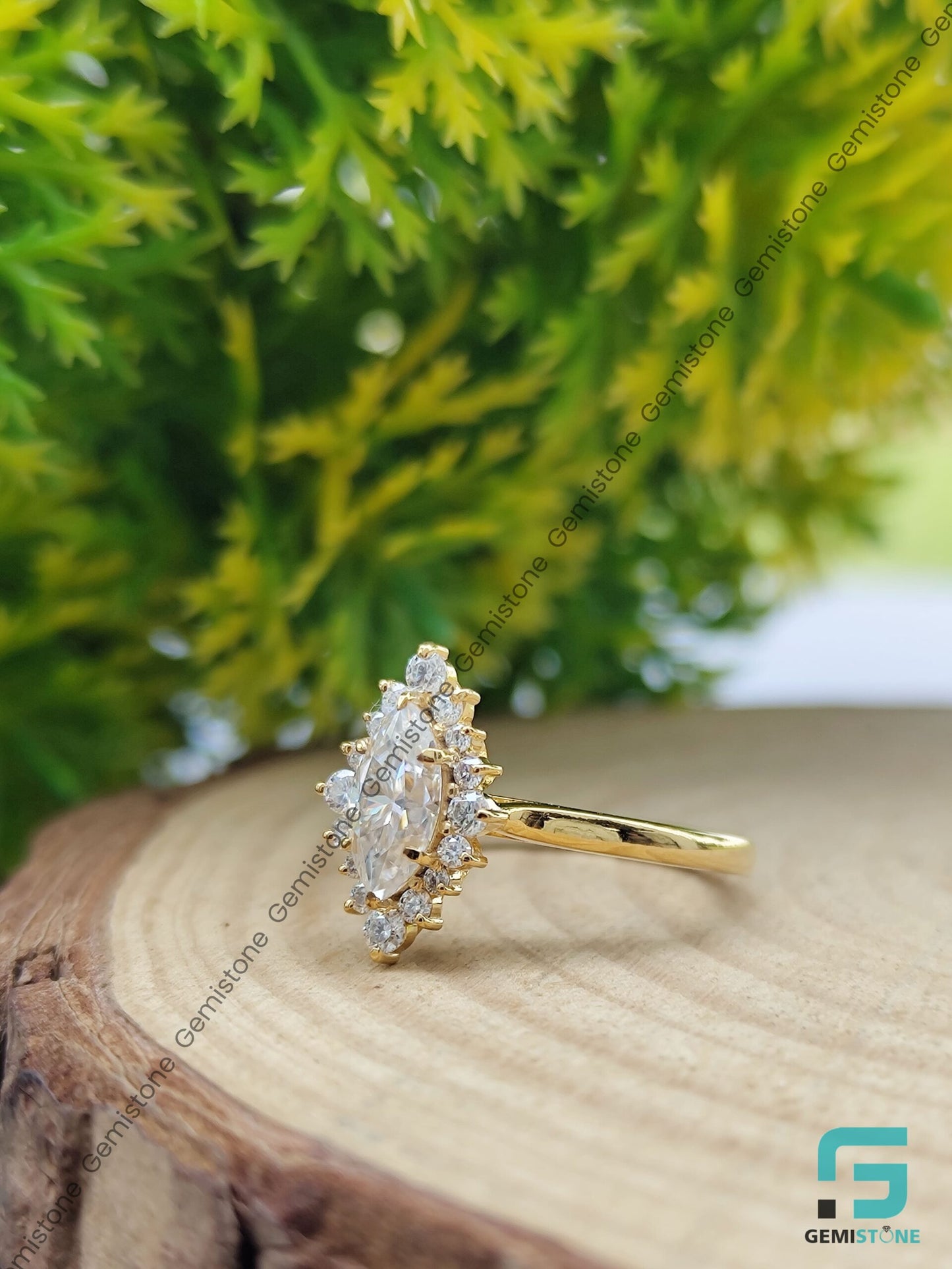 Moissanite-Ring 2