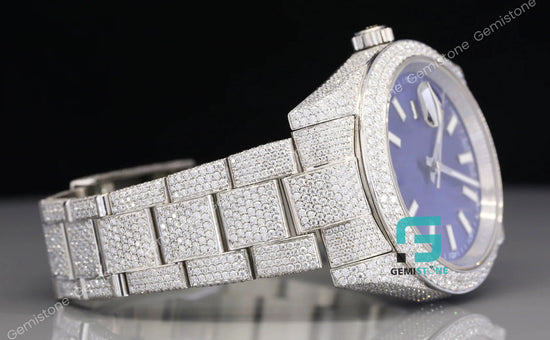 Moissanite-Stainless-Steel-Watch