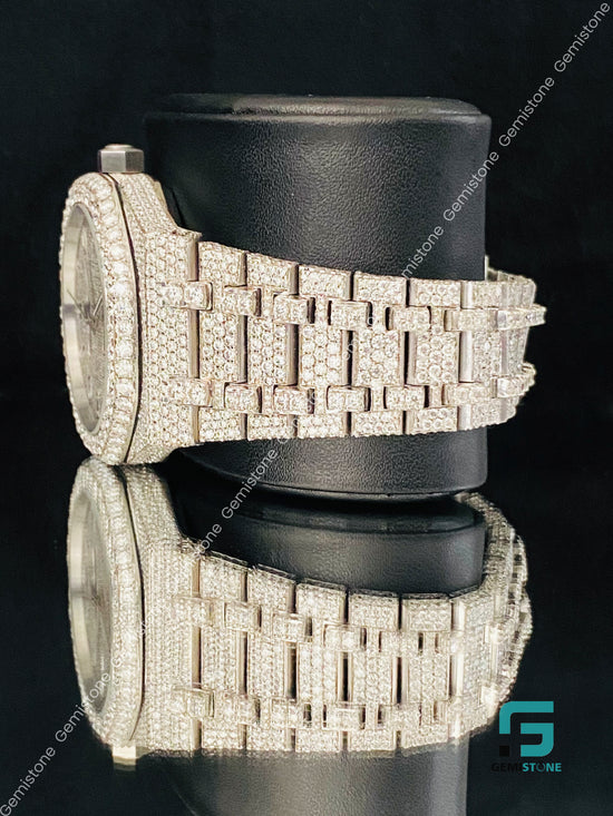 Moissanite Diamond Watch For Men's
