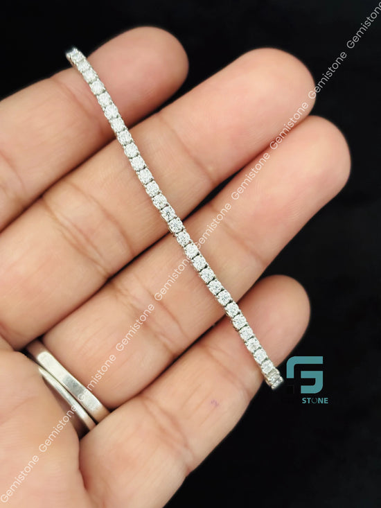 Moissanite Bust Down Hip Hop Bracelet