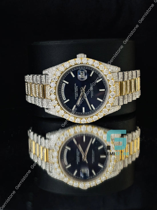 Moissanite Bust Down Hip Hop Bust Down Watch