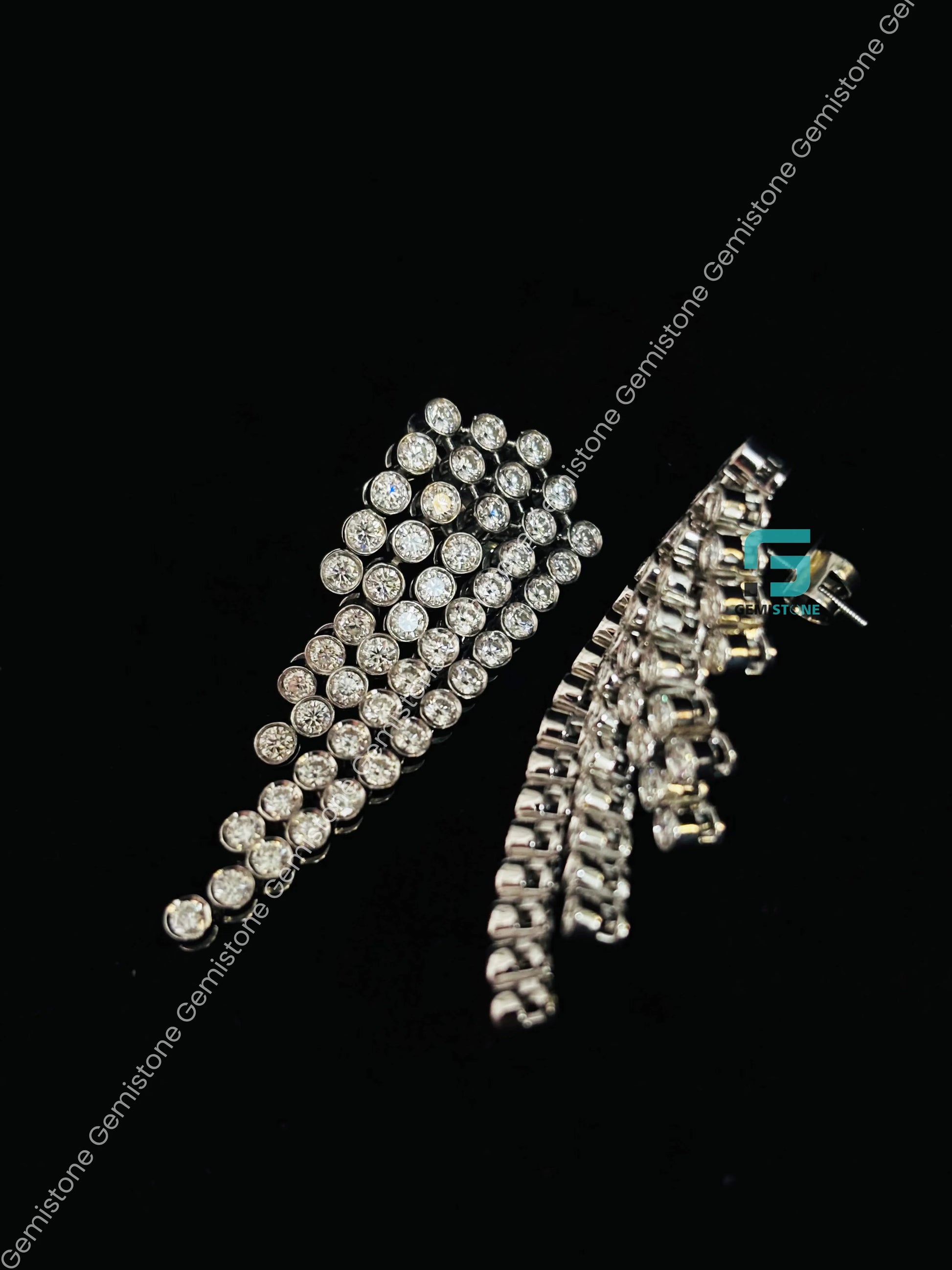 Moissanite Chandelier Earrings