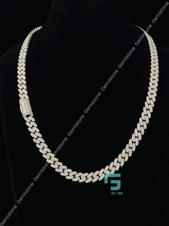 Moissanite Cuban Link Rappers Chain